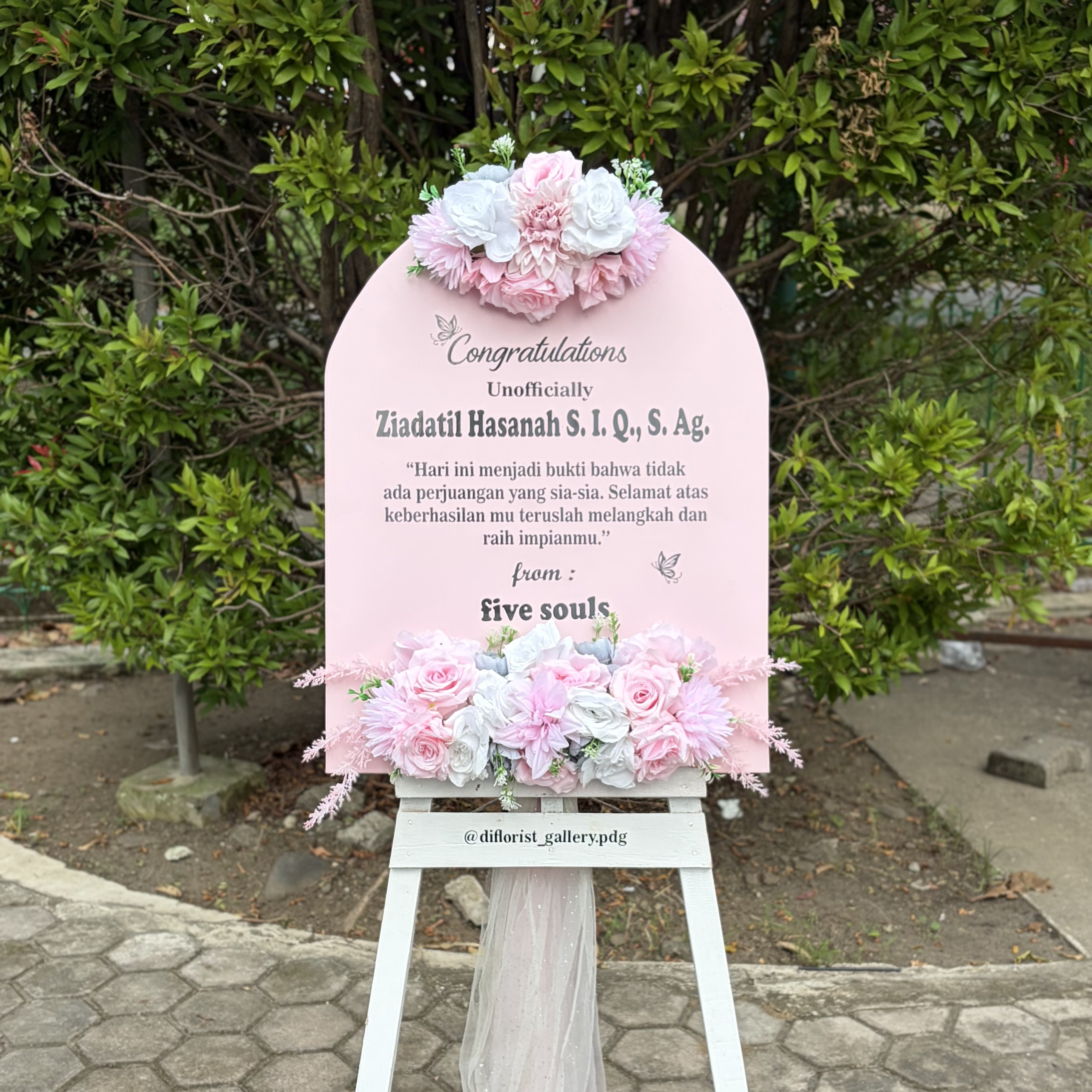 Kubah Pink 50 cm x 70 cm
